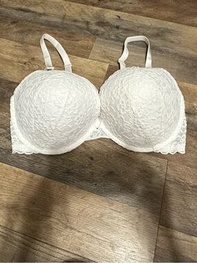 White Lace T-Shirt Bra
